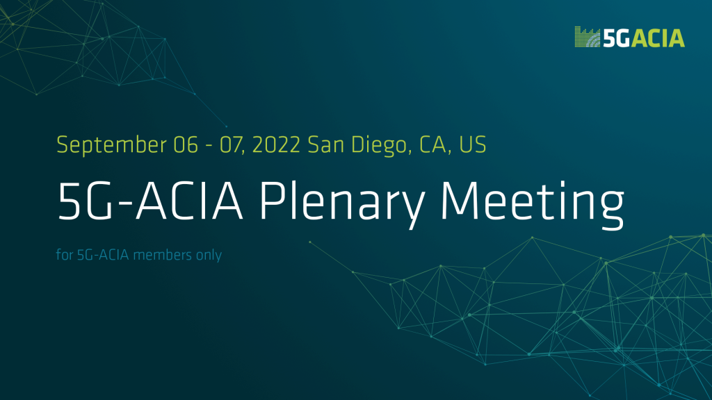 Graphic for Plenary Meeting in San Diego, September 07-08, 2022.